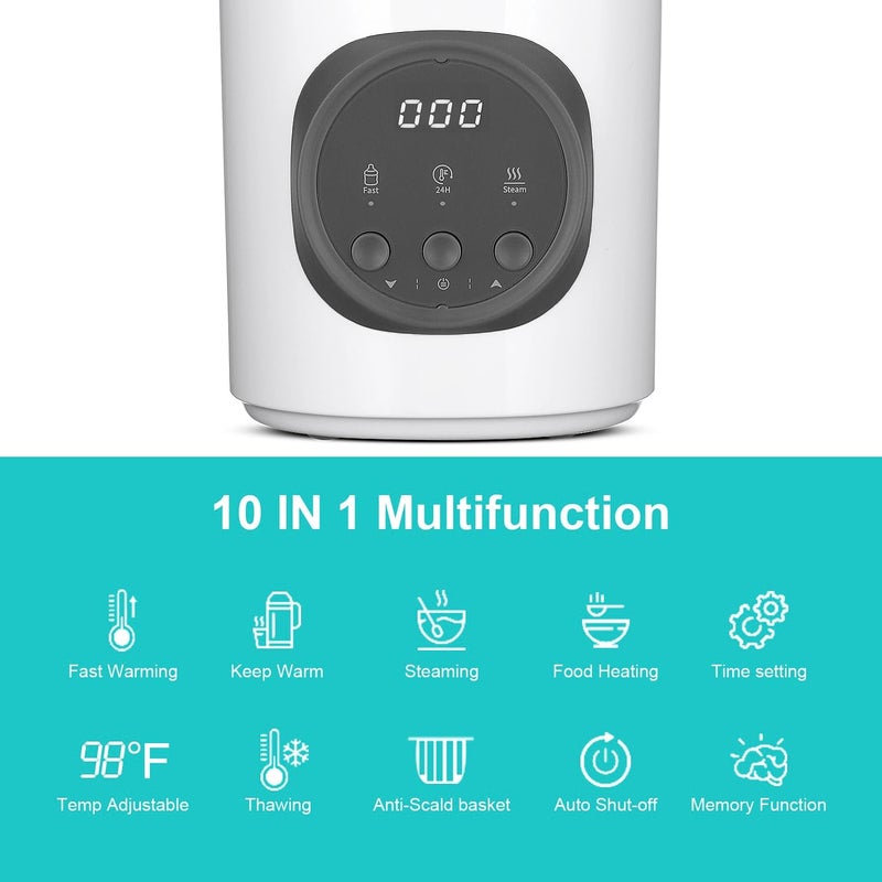 Vaundra Fast Baby Bottle Warmer for Breastmilk and Formula 120V - Image 2